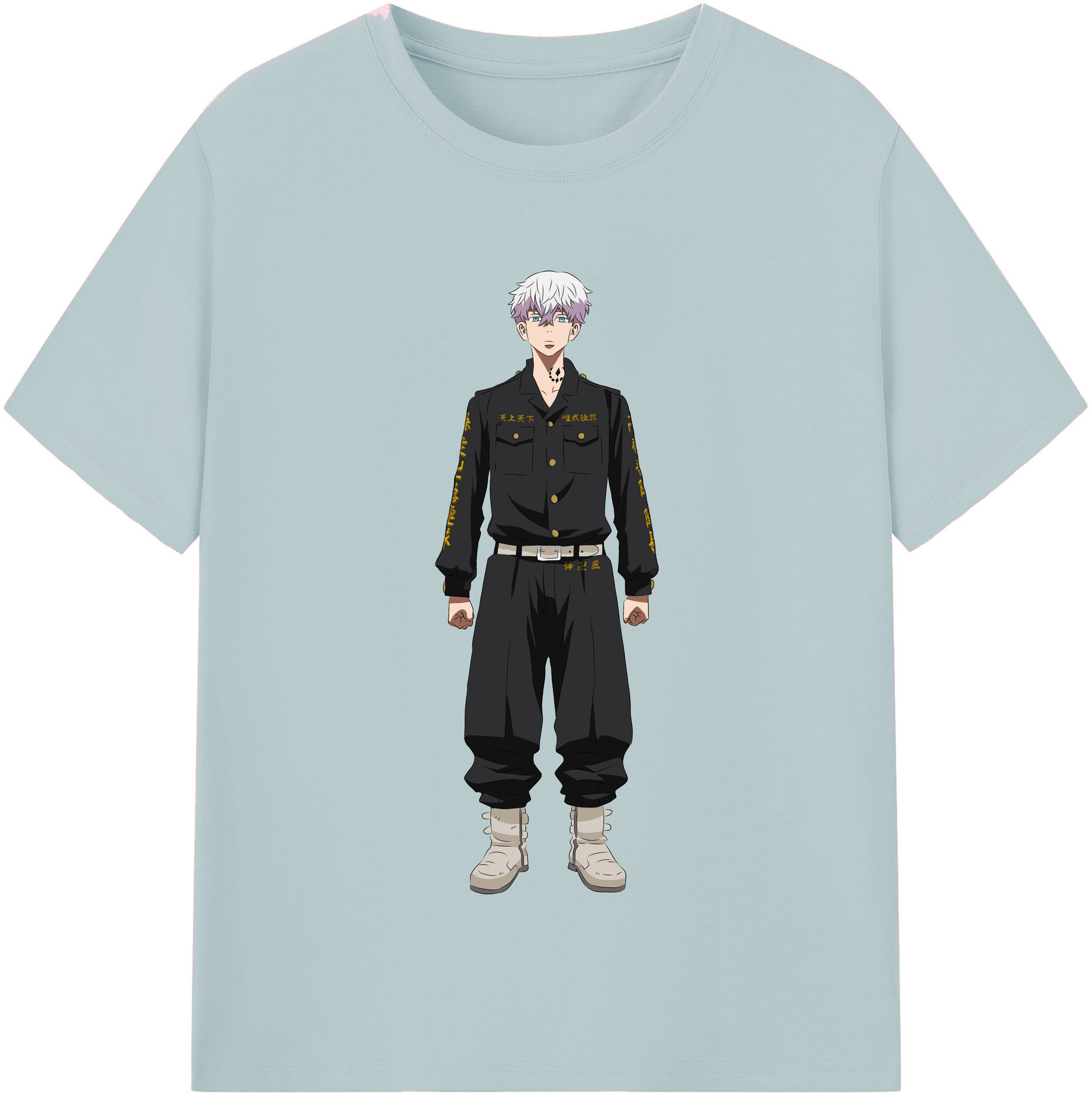 （画像用） 東京リベンジャーズ Tokyo Revengers 綿100％半袖Tシャツ（フロントプリント）
